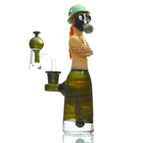 "Quarantine Gas Mask Lady" By John Fischbach 1