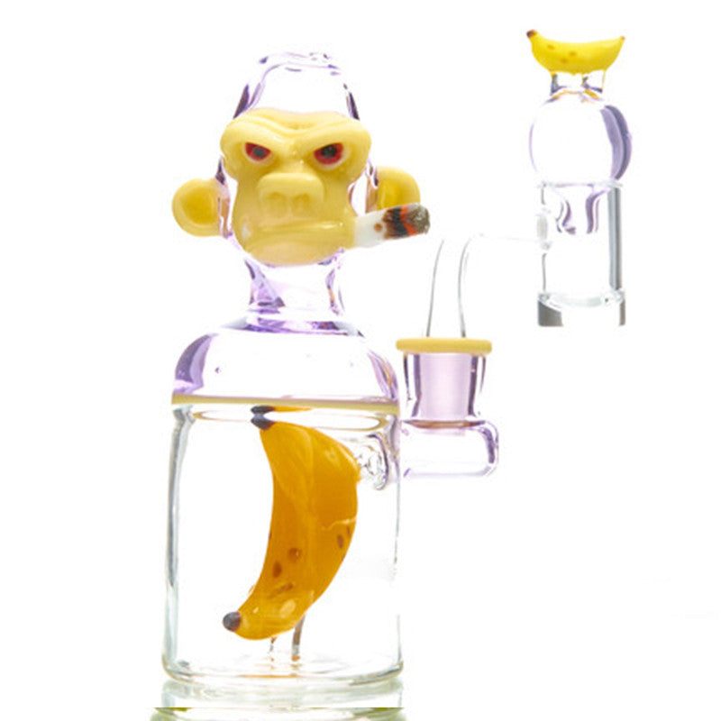 "Smoking Chimp - Purple Lollipop" By John Fischbach 1