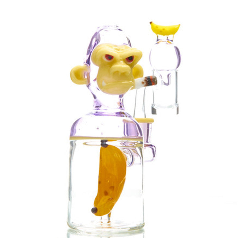 "Smoking Chimp - Purple Lollipop" By John Fischbach 2