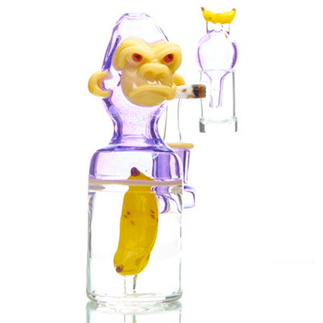 "Smoking Chimp - Violet" By John Fischbach 1