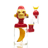 "Smoking Chimp - Red" By John Fischbach 1