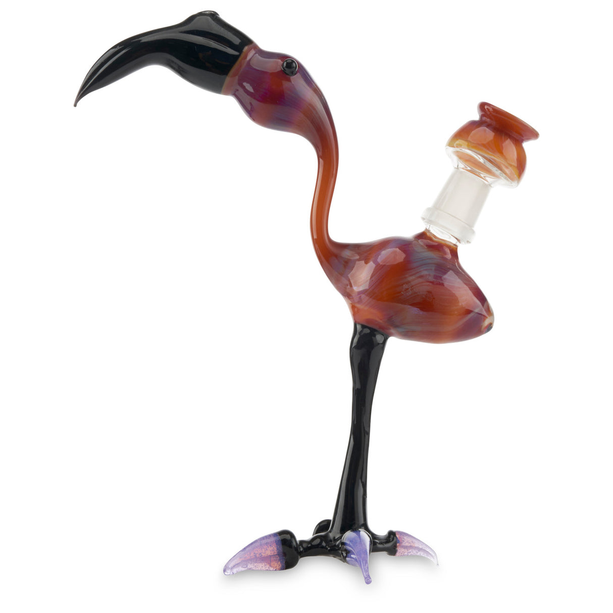 Jahni glass flamingo rig in stock at cloud 9 smoke co