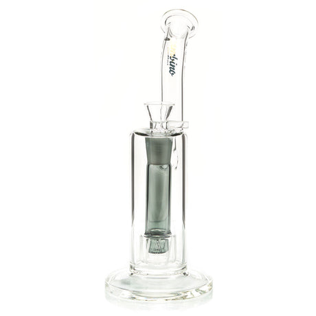 Gambino Studios Double Cruz Upright Bubbler with Suspended Colored Glass Perc