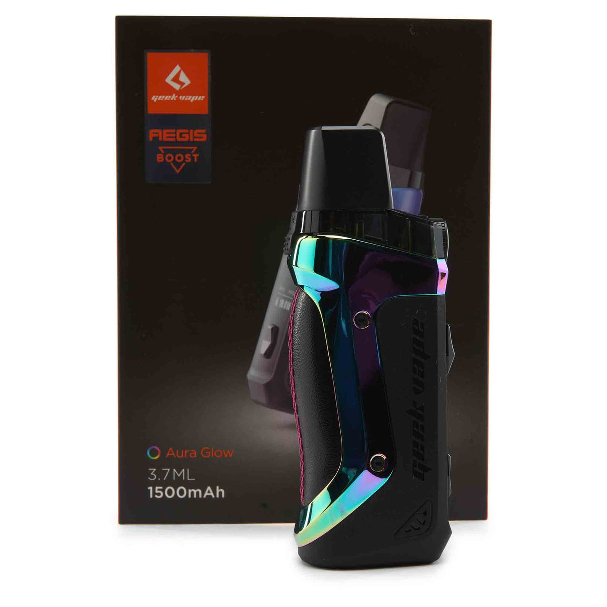 GeekVape Aegis Boost Aura Glow outside the box
