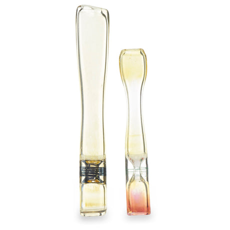 glass chillum one hitter glass pipe for dry herb