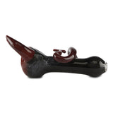 pioneer devil novelty hand pipe glass bowl for smoking dry herbs and flower