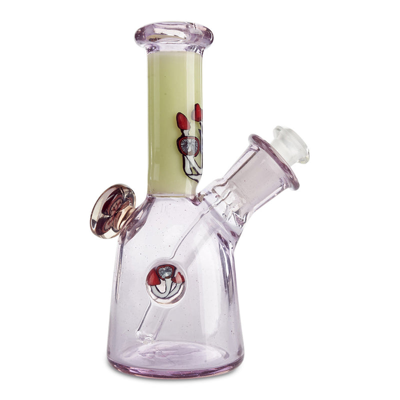 grimm glass mushroom mini tube parallax glass dab rig