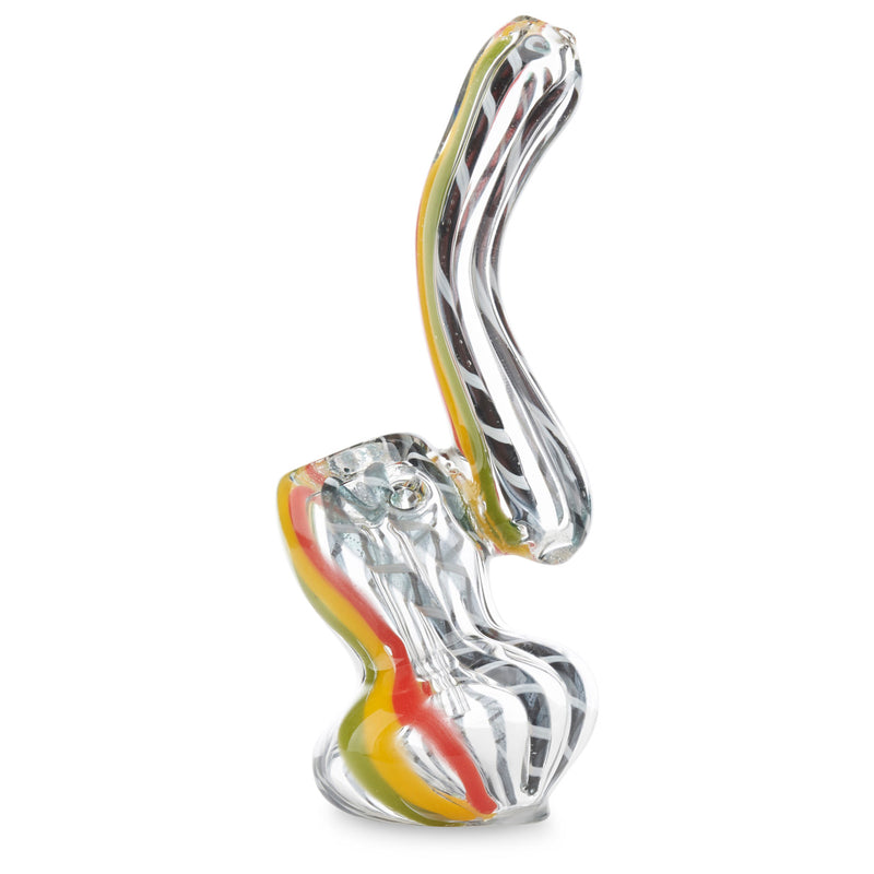 Rasta Zebra Bubbler for dry herb