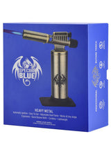 Special Blue Heavy Metal Butane Torch Gold in Box 4