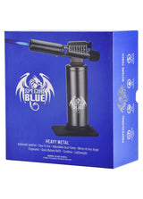 Special Blue Heavy Metal Butane Torch Gunmetal in Box 6