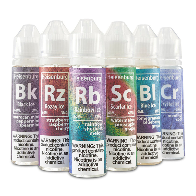 fruity menthol flavored vape juice 60mL