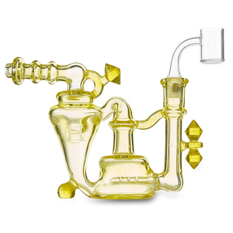huffy glass inline recycler lemon drop dab rig online