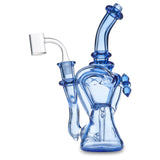 huffy glass dual uptake recycler cobalt blue for sale online