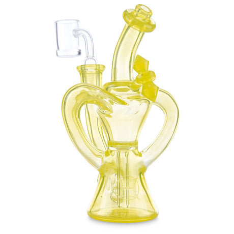 huffy glass dual uptake recycler lemon drop in stock at cloud 9