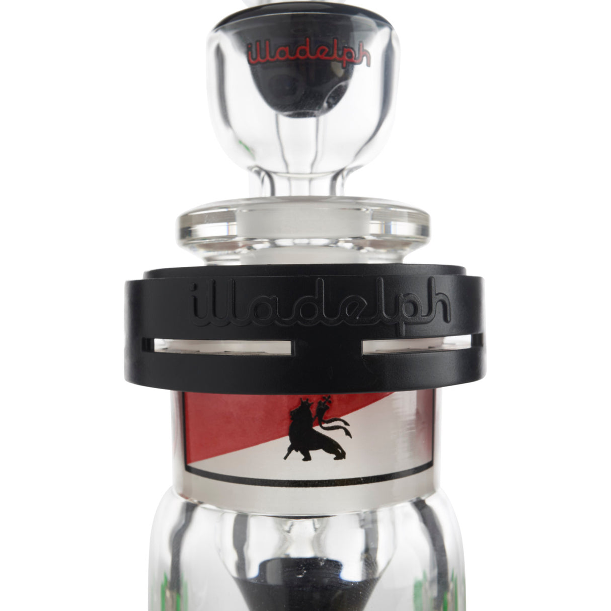 Illadelph Bubbler in Black and Red