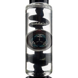 illadelph glass custom lucadelph freeze coil black and white and blue