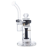 illadelph glass bubbler black and gold label high end bubbler