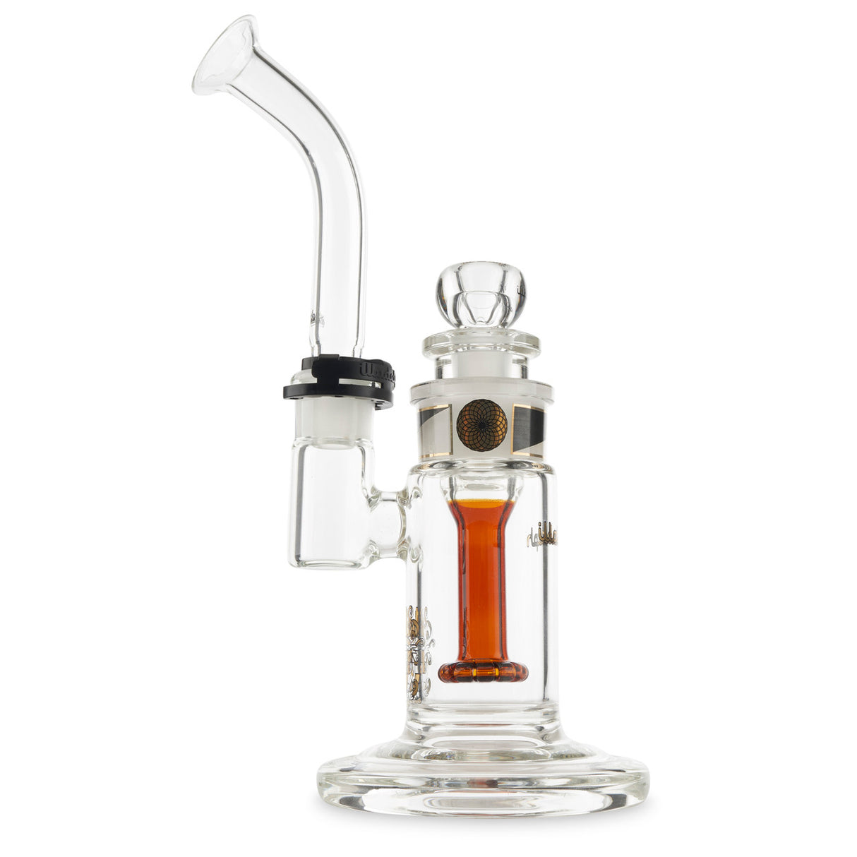 illadelph glass bubbler gold label 14mm joint with illadelph slide