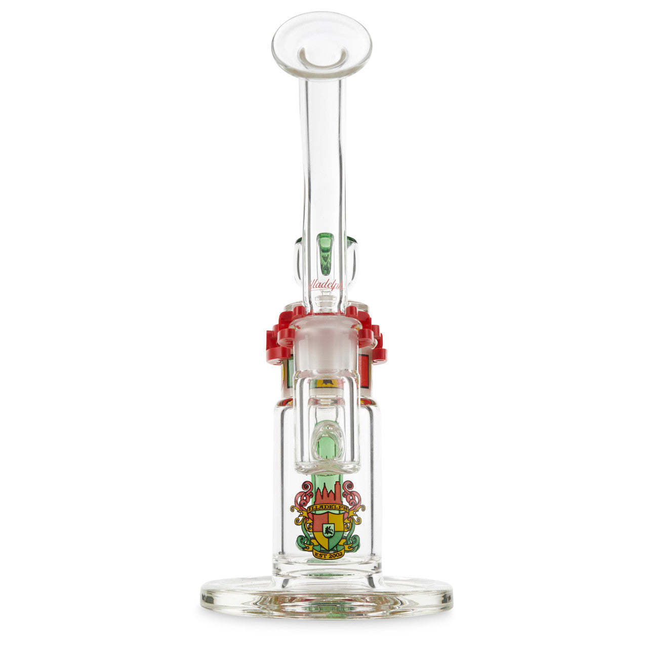 Illadelph Bubbler Rasta Label MiniDelphs Illadelph Glass For Sale