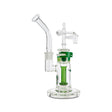illadelph glass bubbler green with wu-tang banger and bubbler