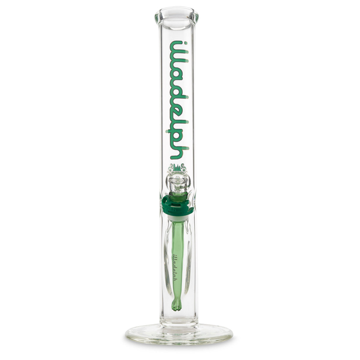 illadelph glass short straight tube green for sale online