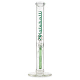 illadelph glass short straight tube green high end water pipe bong