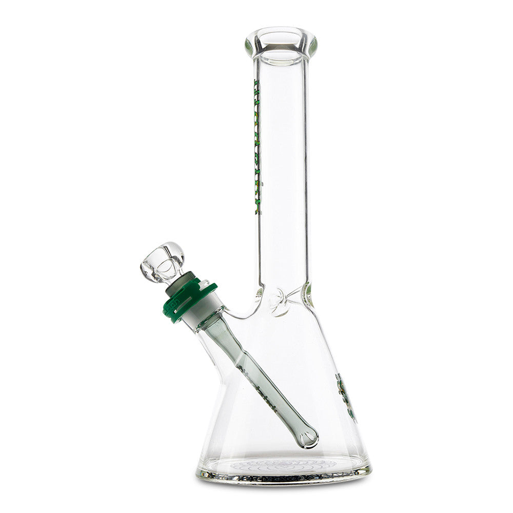 illadelph glass micro mini beaker with illadelph 14mm slide and downstem