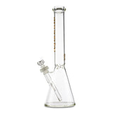 illadelph glass short beaker gold bong for dry herbs and flower