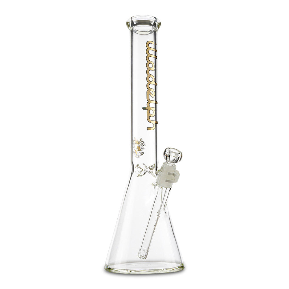 illadelph glass short beaker gold beaker bottom high end glass bong