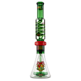 illadelph collins freeze coil rasta beaker at cloud 9 smoke co