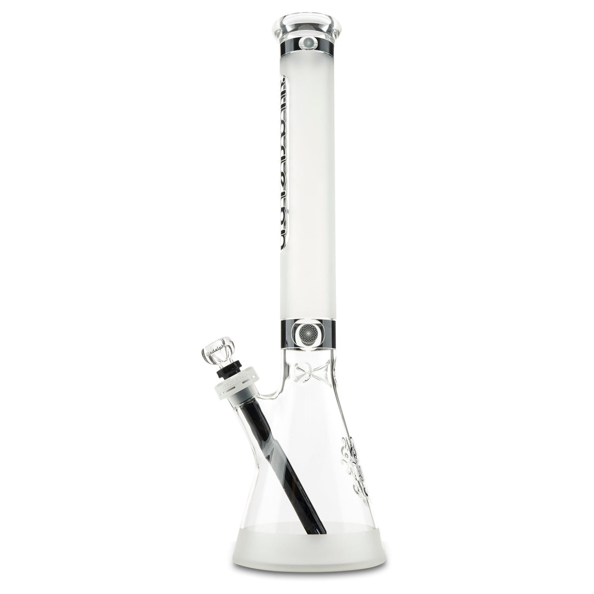 illadelph glass signature frosted beaker black for sale online