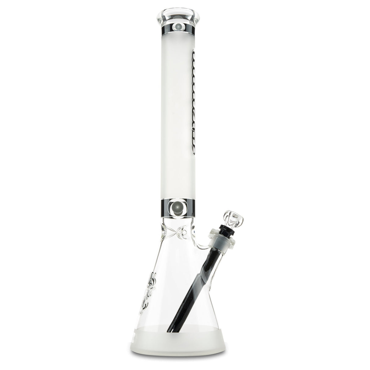 illadelph glass signature frosted beaker black
