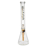 illadelph glass medium beaker gold water pipe for dry herbs