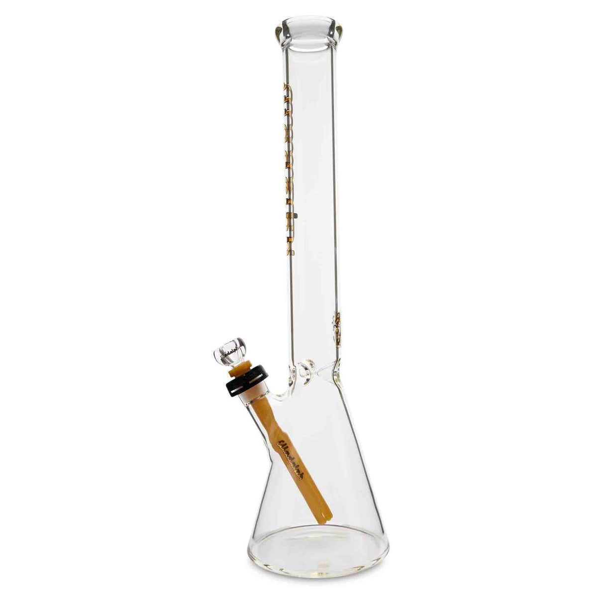 illadelph glass medium beaker gold at cloud 9 smoke co