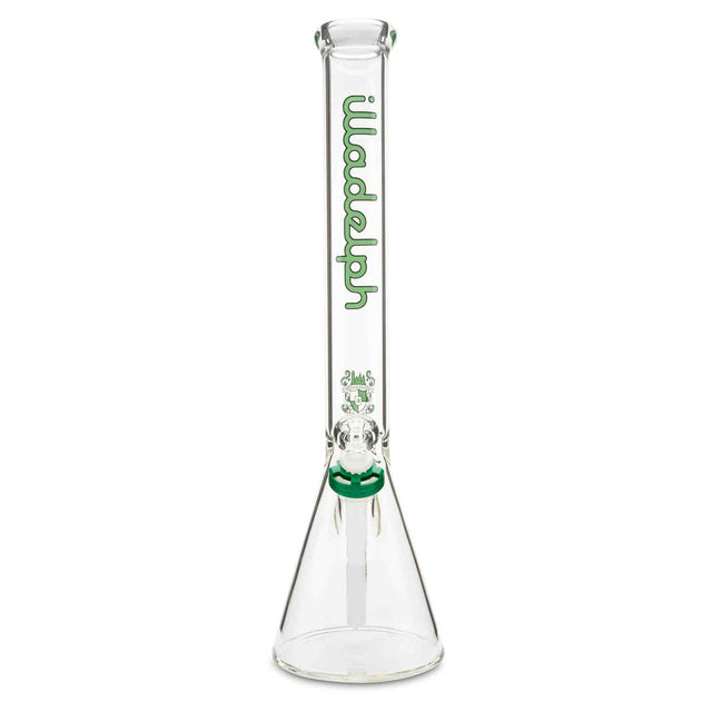 illadelph glass medium beaker green water pipe for dry herbs