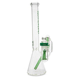 illadelph glass medium beaker green at cloud 9 smoke co