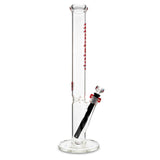 illadelph glass medium straight tube red at cloud 9 smoke co