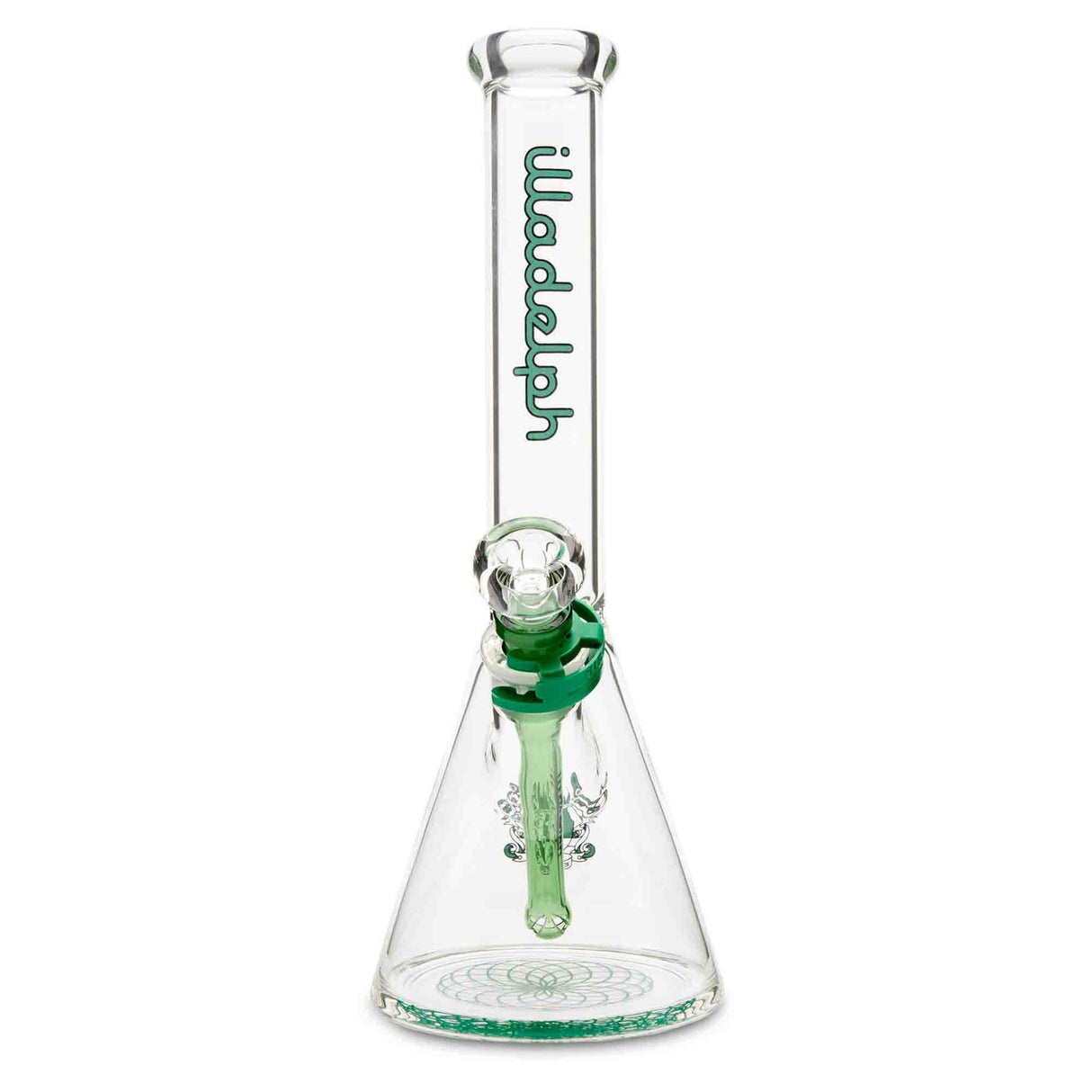 illadelph glass micro mini beaker forest green with illadelph box