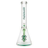 illadelph glass micro mini beaker forest green label water pipe bong