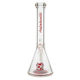illadelph glass micro mini beaker red with illadelph box and illadelph jar