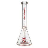 illadelph glass micro mini beaker 7mm red water pipe for herbs