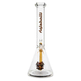 illadelph glass micro mini beaker woodgrain label 12 inch bong