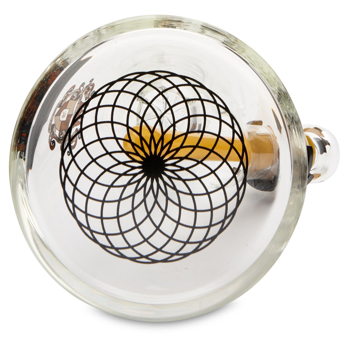 Bottom of woodgrain micro mini bong