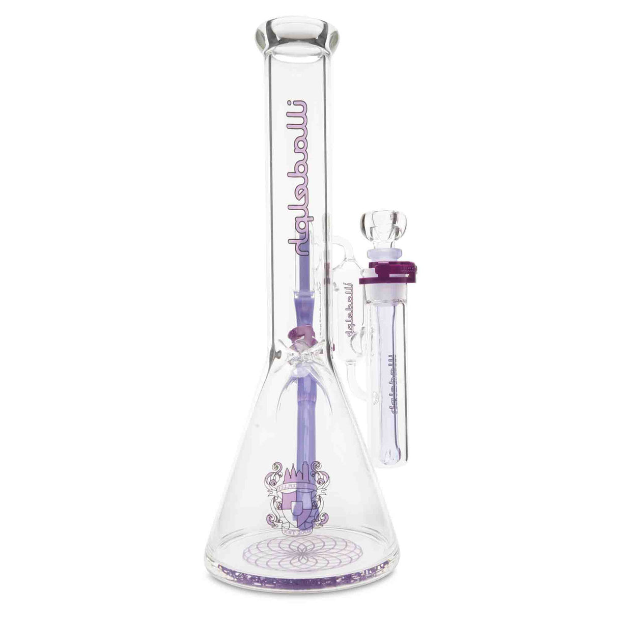 illadelph micro mini beaker purple high end glass water pipe beaker