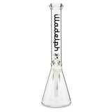illadelph glass short beaker black water pipe for dry herbs