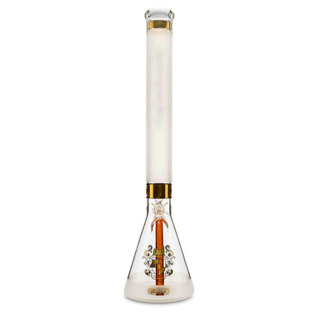 Illadelph glass signature frosted beaker gold water pipe high end glass