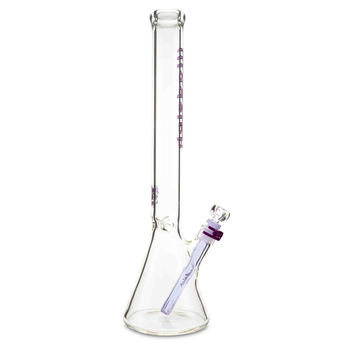 Illadelph glass tall beaker purple bong for smoking tobacco