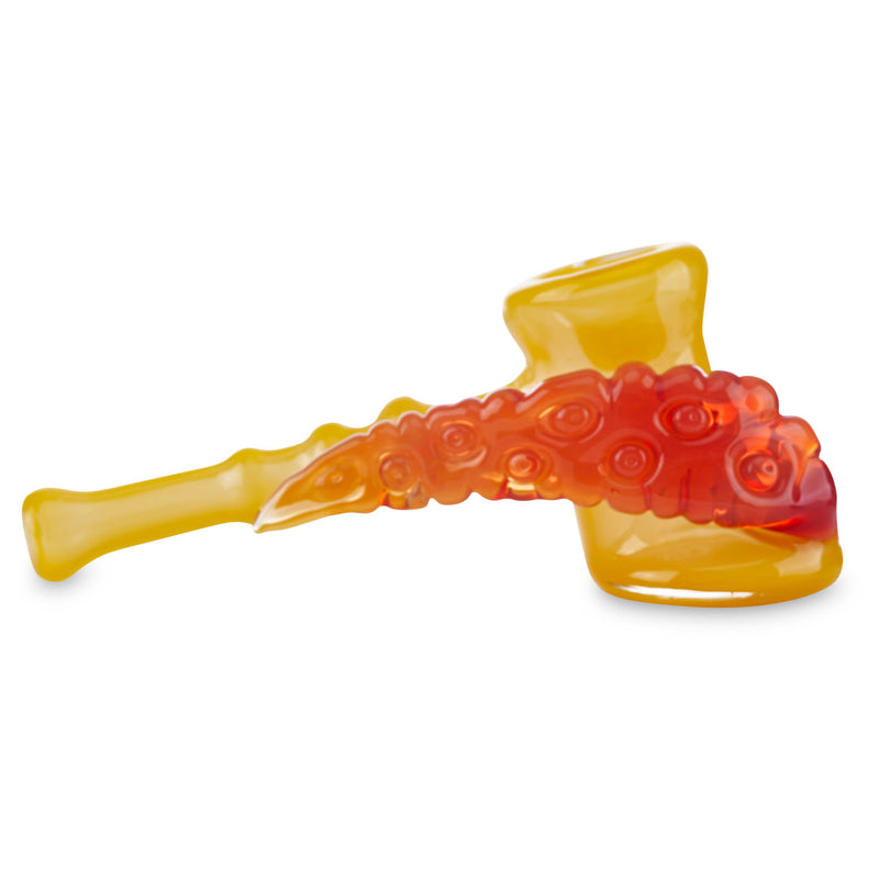 inkz glass hand pipe canary yellow heady spoon online