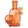 inkz glass potion bottle banger hanger fire orange colored rig