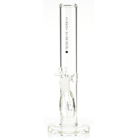 International Trap Star Chapo Thick Borosilicate Clear Glass Straight Tube Water Pipe